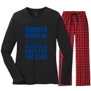 Celebrity Rabies Awareness Fun Run Race For The Cure Women's Long Sleeve Flannel Pajama Set 