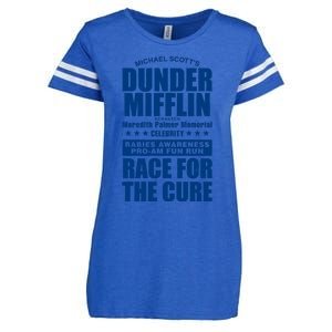 Celebrity Rabies Awareness Fun Run Race For The Cure Enza Ladies Jersey Football T-Shirt