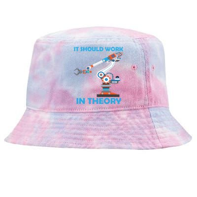 Cool Robotics Art Robotics Engineer Robot Lovers Funny Gift Tie-Dyed Bucket Hat