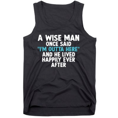 Cool Retirement Art For Father Grandpa Retiree Retired Tank Top