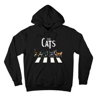 Cat Rock And Roll Music Hoodie