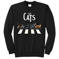 Cat Rock And Roll Music Sweatshirt