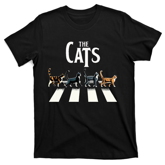 Cat Rock And Roll Music T-Shirt