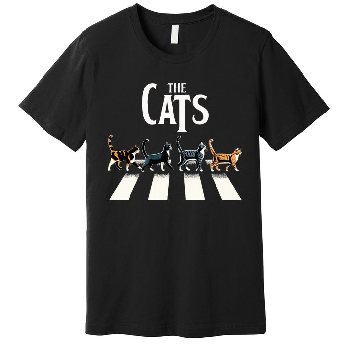 Cat Rock And Roll Music Premium T-Shirt