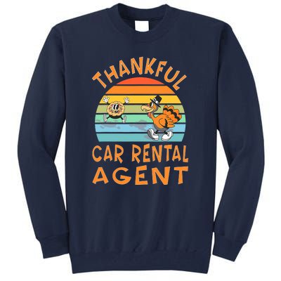 Car Rental Agent Job Funny Thanksgiving Gift Tall Sweatshirt