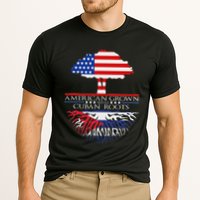 Cuban Roots American Grown Born Tree Flag Usa Cuba Pride Performance Shirt