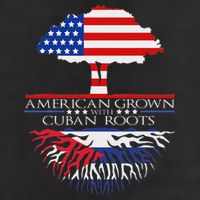 Cuban Roots American Grown Born Tree Flag Usa Cuba Pride Golf Towel