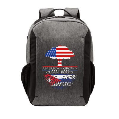 Cuban Roots American Grown Born Tree Flag Usa Cuba Pride Vector Backpack