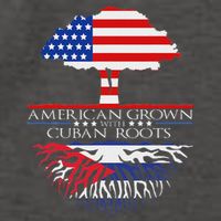 Cuban Roots American Grown Born Tree Flag Usa Cuba Pride Vector Backpack