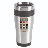Crack Deez Nuts Nutcracker Ugly Christmas Sweater 16oz Travel Tumbler