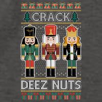 Crack Deez Nuts Nutcracker Ugly Christmas Sweater Vector Backpack