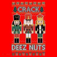 Crack Deez Nuts Nutcracker Ugly Christmas Sweater Mesh Reversible Basketball Jersey Tank