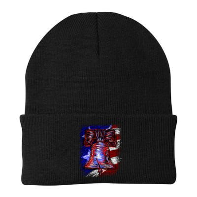 Cracked Liberty Bell Freedom America Beanie