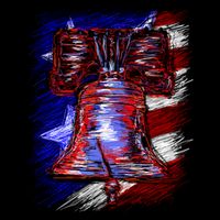 Cracked Liberty Bell Freedom America Toddler T-Shirt
