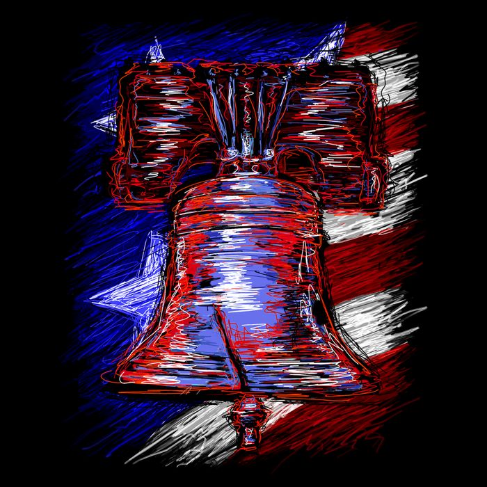 Cracked Liberty Bell Freedom America Toddler T-Shirt