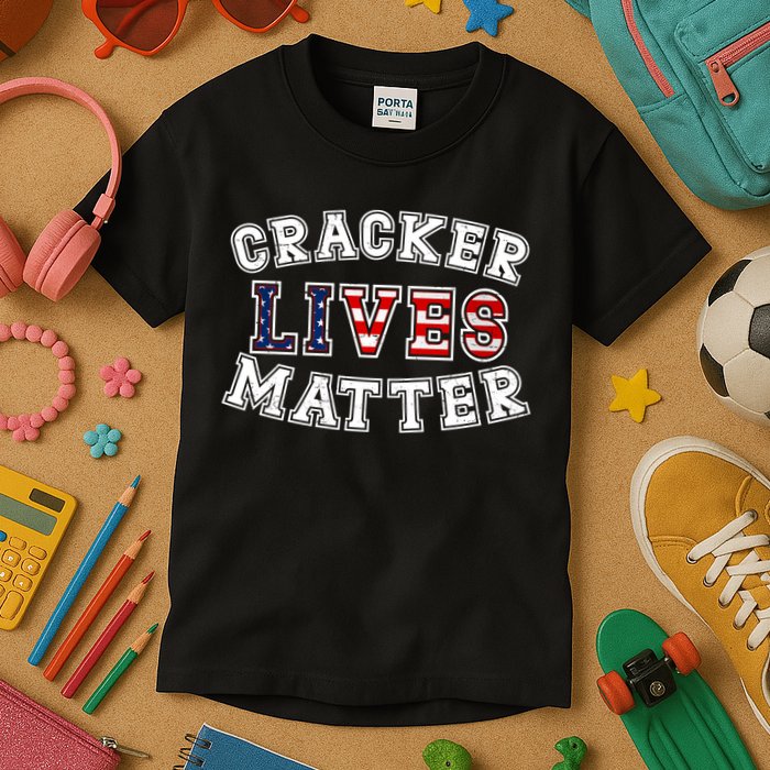 Cracker Lives Matter Kids T-Shirt