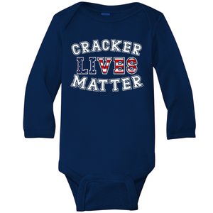 Cracker Lives Matter Baby Long Sleeve Bodysuit