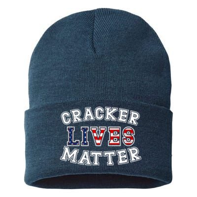 Cracker Lives Matter Sustainable Knit Beanie