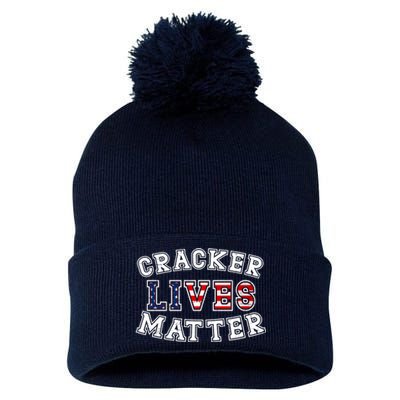 Cracker Lives Matter Pom Pom 12in Knit Beanie