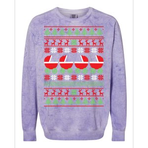 Cradle Ugly Christmas Sweater Colorblast Crewneck Sweatshirt