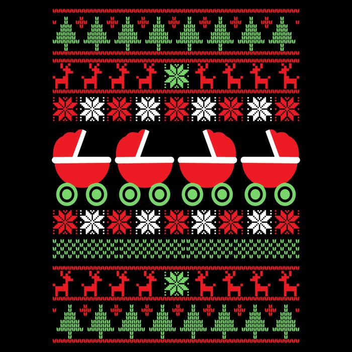 Cradle Ugly Christmas Sweater Sweatshirt