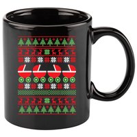 Cradle Ugly Christmas Sweater 11oz C Handle Ceramic Mug