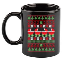 Cradle Ugly Christmas Sweater 11oz C Handle Ceramic Mug