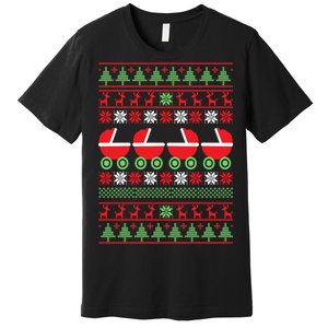 Cradle Ugly Christmas Sweater Premium T-Shirt