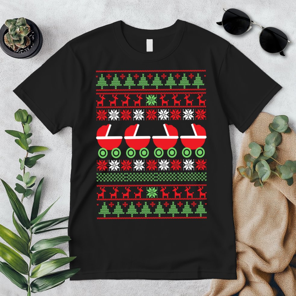 Cradle Ugly Christmas Sweater Premium T-Shirt