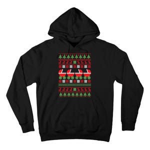 Cradle Ugly Christmas Sweater Tall Hoodie