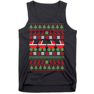 Cradle Ugly Christmas Sweater Tank Top