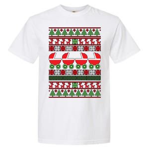 Cradle Ugly Christmas Sweater Garment-Dyed Heavyweight T-Shirt