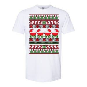 Cradle Ugly Christmas Sweater Softstyle CVC T-Shirt