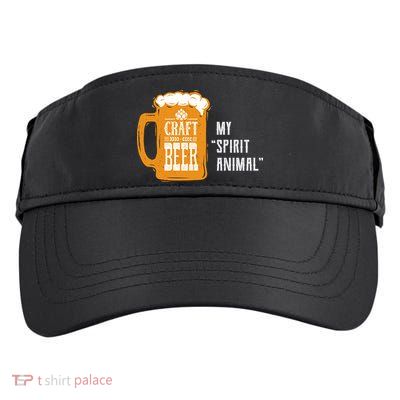 Craft Beer My Spirit Animal Adult Drive Performance Visor