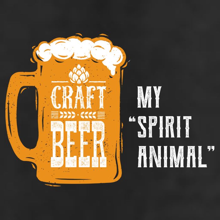 Craft Beer My Spirit Animal Adult Drive Performance Visor