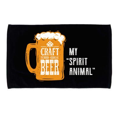 Craft Beer My Spirit Animal Microfiber Hand Towel