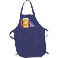 Craft Beer My Spirit Animal Full-Length Apron With Pockets