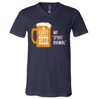 Craft Beer My Spirit Animal V-Neck T-Shirt