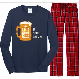 Craft Beer My Spirit Animal Long Sleeve Pajama Set