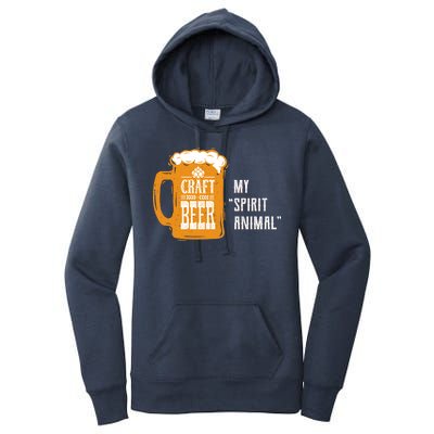 Craft Beer My Spirit Animal Women's Pullover Hoodie