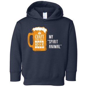 Craft Beer My Spirit Animal Toddler Hoodie