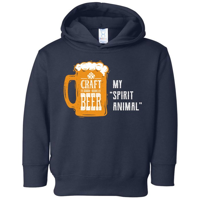 Craft Beer My Spirit Animal Toddler Hoodie