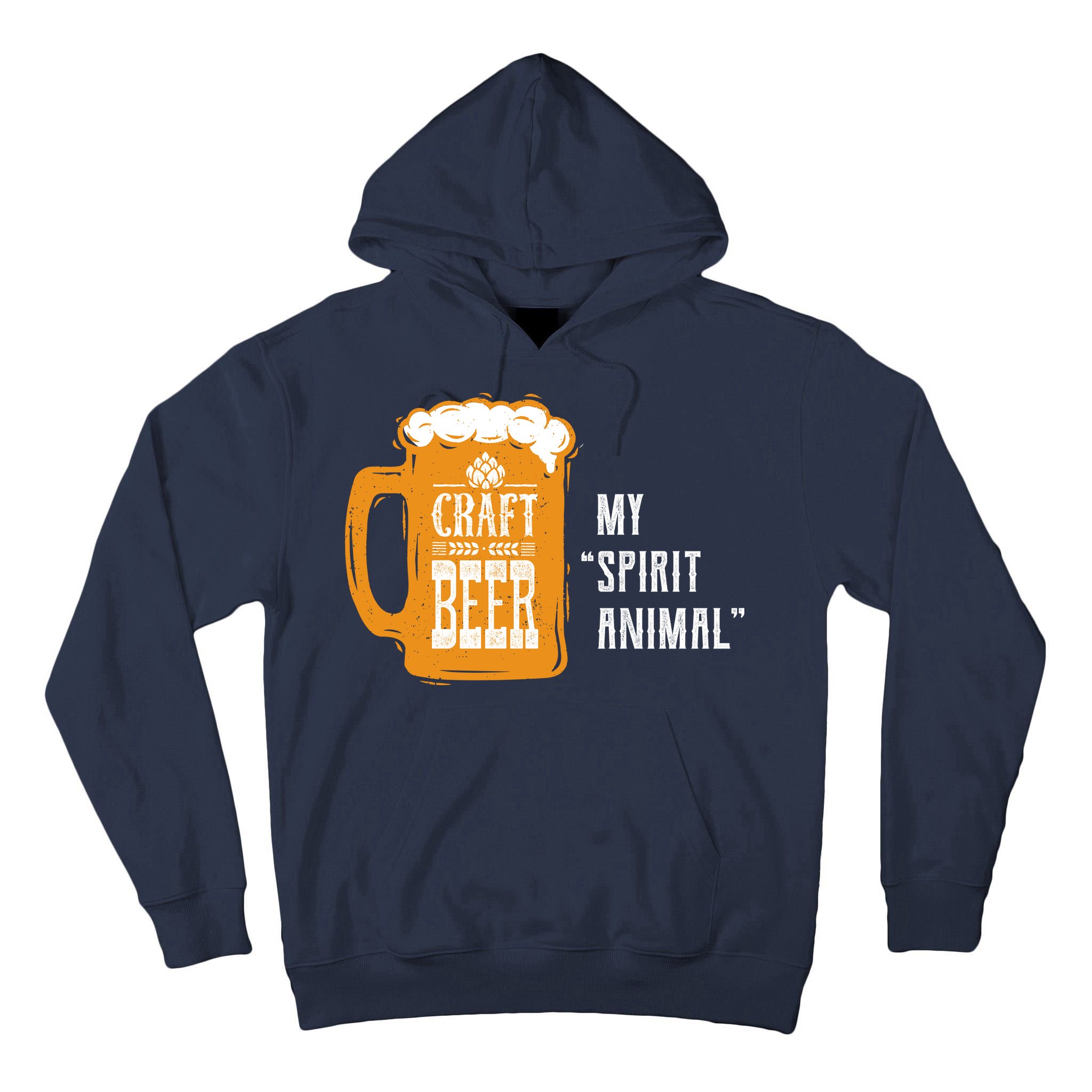 Craft Beer My Spirit Animal Tall Hoodie