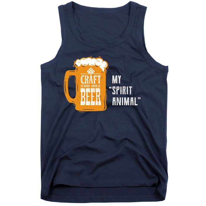 Craft Beer My Spirit Animal Tank Top