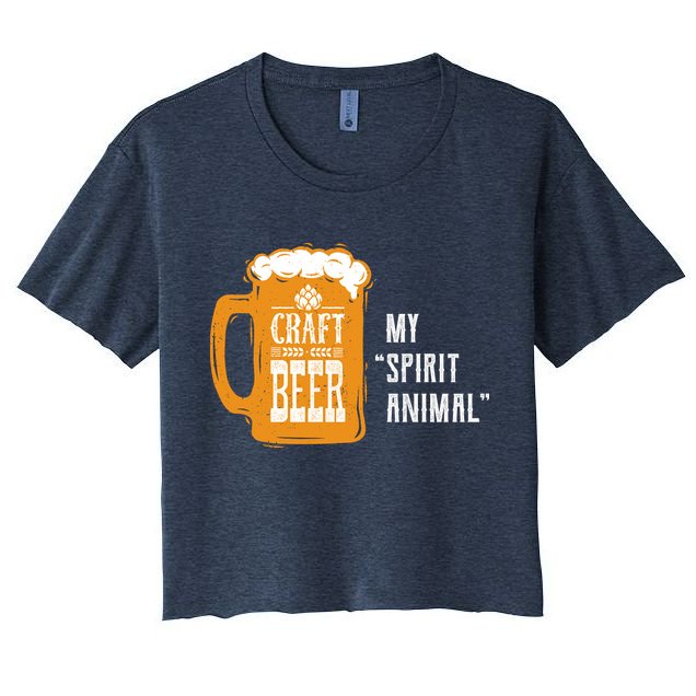 Craft Beer My Spirit Animal Crop Top