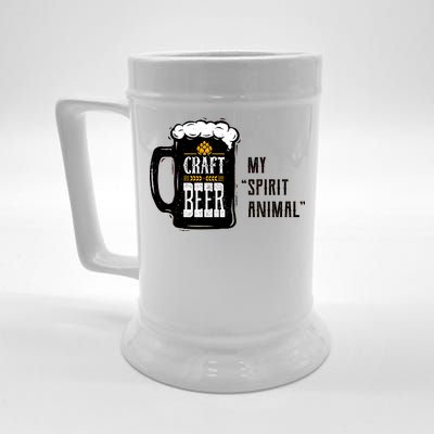 Craft Beer My Spirit Animal Beer Stein