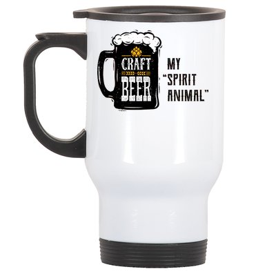 Craft Beer My Spirit Animal Stainless Steel Travel Mug