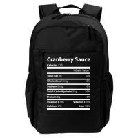 Cranberry Sauce Nutritional Facts Funny Thanksgiving Backpack