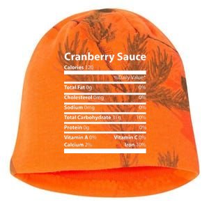 Cranberry Sauce Nutritional Facts Funny Thanksgiving Kati - Camo Knit Beanie