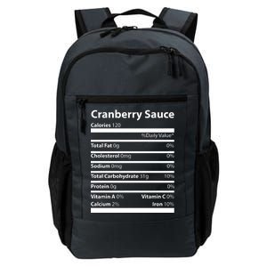 Cranberry Sauce Nutritional Facts Funny Thanksgiving Daily Commute Backpack